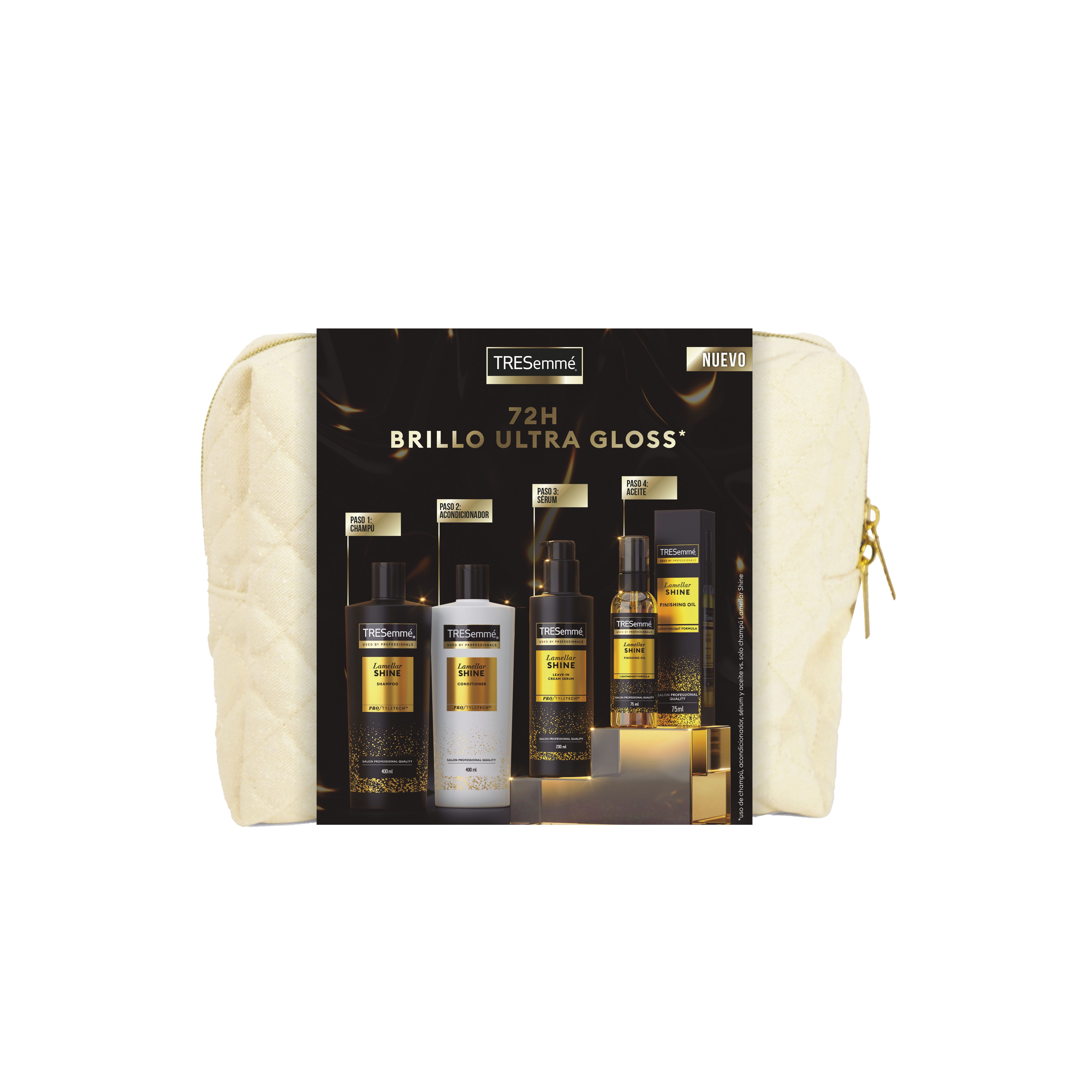 Toaletný balíček Lamellar Shine pre matné vlasy Salónne šampóny
