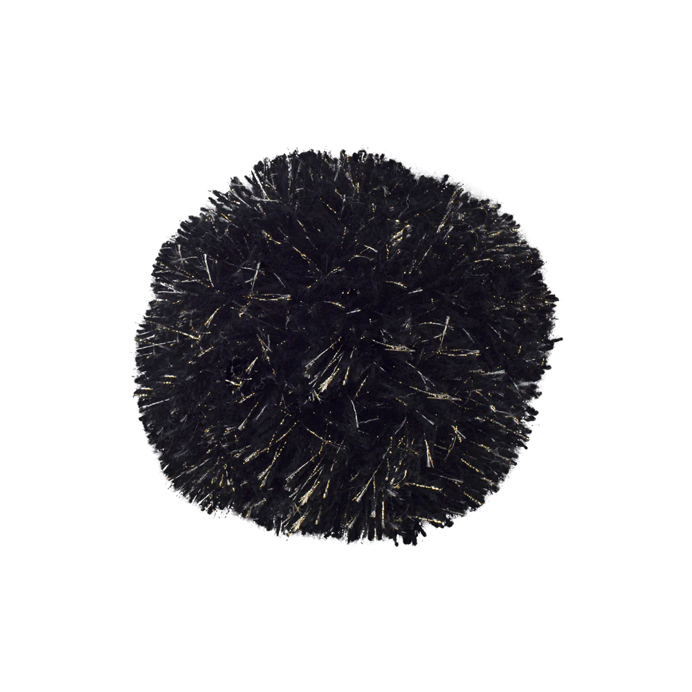 Pompon Gold/Black Lurex