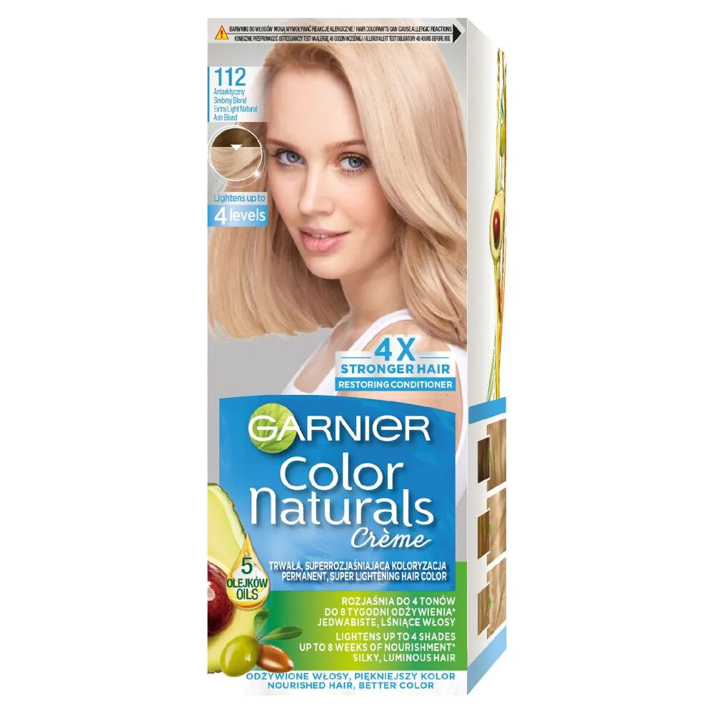 Garnier Color Naturals Farba do włosów 112 Antarktyczny Srebrny Blond