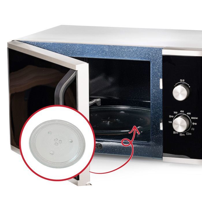 Plateau tournant diametre 315 mm  49PM014 pour Micro-ondes BAUMATIC, BLUESKY, CARREFOUR HOME, CONTINENTAL EDISON, DOMO, ESSE [...]