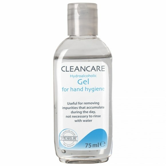 Cleancare kézfertőtlenítő gél hidroalkoholos 75 ml - SYNCHROLINE