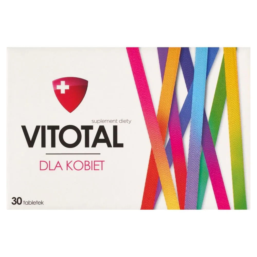 Vitotal dla Kobiet, Zestaw witamin i minerałów, Tabletki