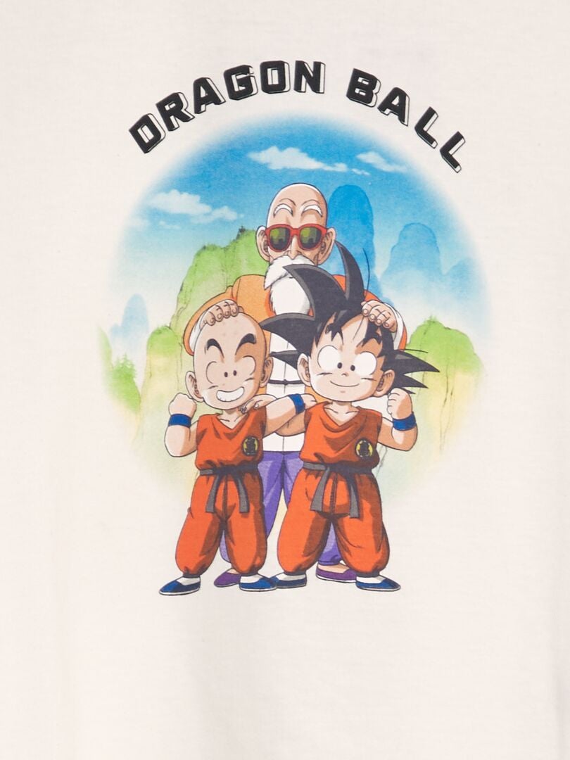 Koszulka z nadrukiem „Dragonball” – BIAŁA