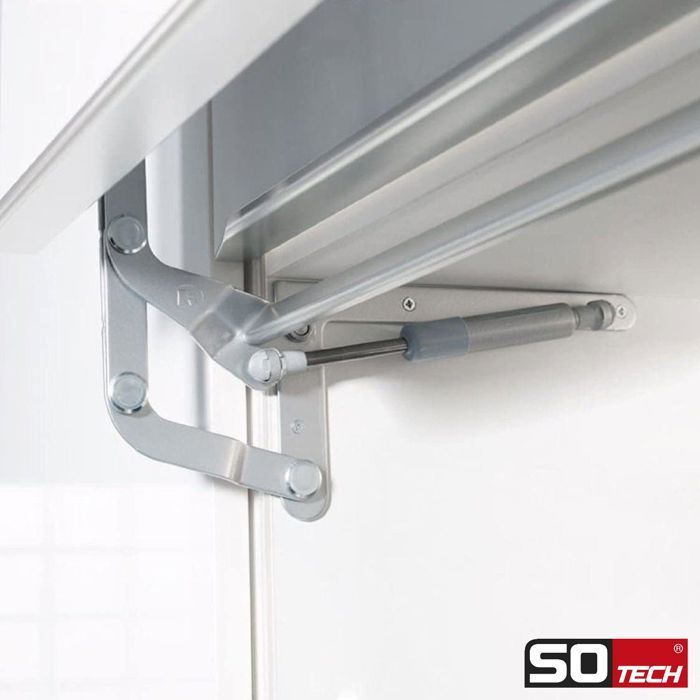 Amortiguador de gas de 2 piezas con muelles de compresión de 250 N. Pieza de repuesto para KESSEBÖHMER Lift-o-Mat de SOTECH.