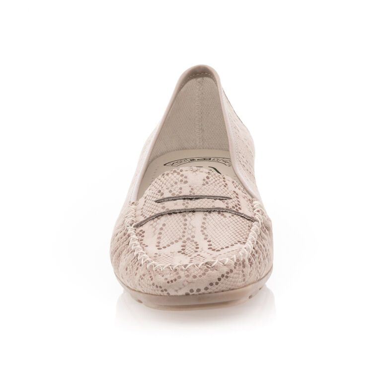 Damskie buty komfortowe beżowe