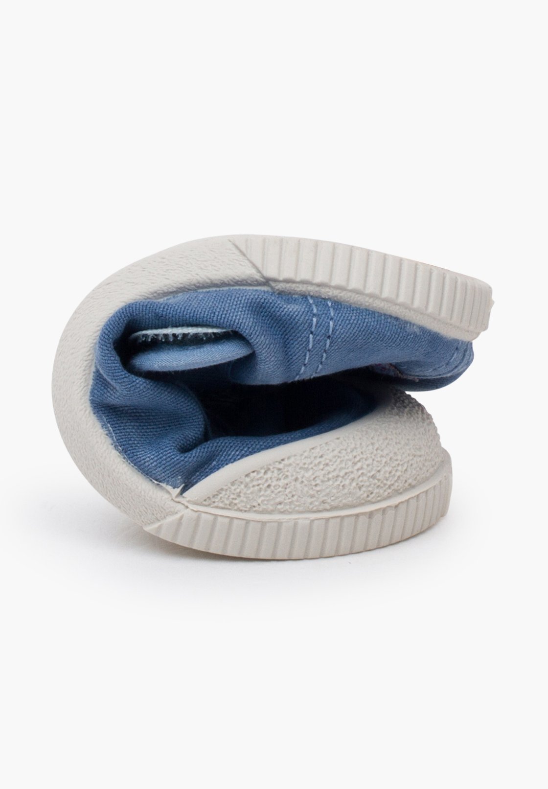 Pisamonas PEPITOS PUNTERA BAREFOOT LAVADA - Chaussons bébé - azul jeans