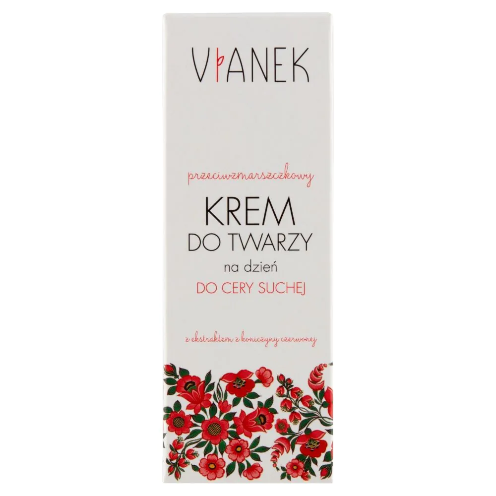 Vianek Przeciwzmarszczkowy krem do twarzy na dzień do cery suchej