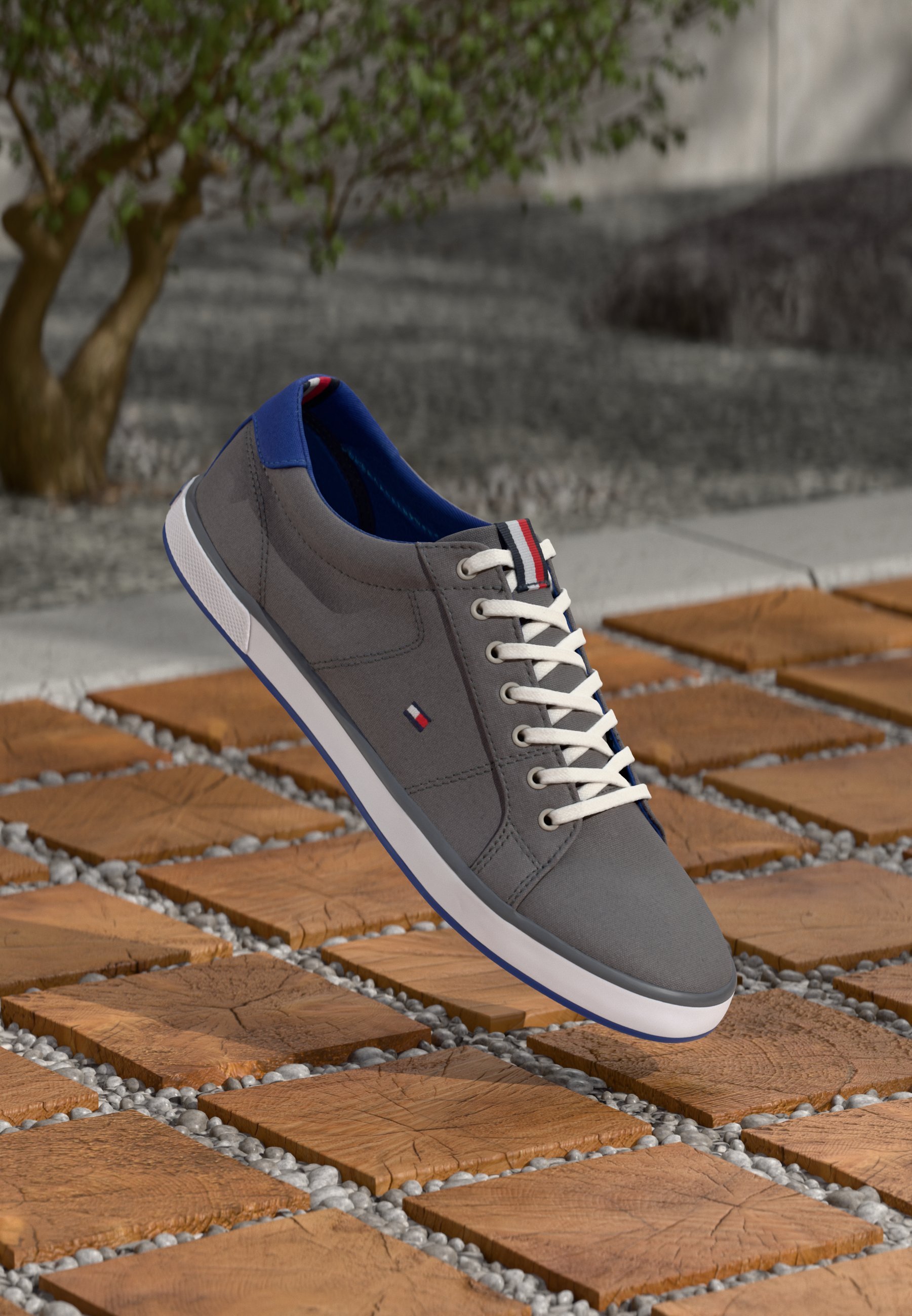 Tommy Hilfiger sneakers - staalgrijs