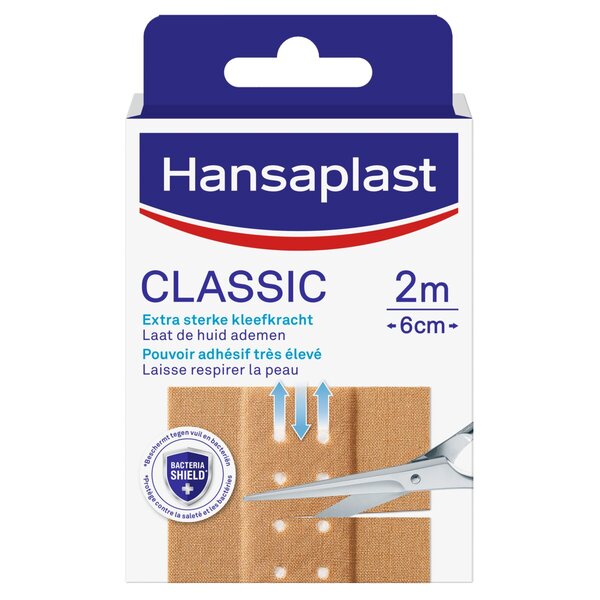 Pansements Hansaplast Classic<br>Dispositif médical - 200 cm x 6 cm