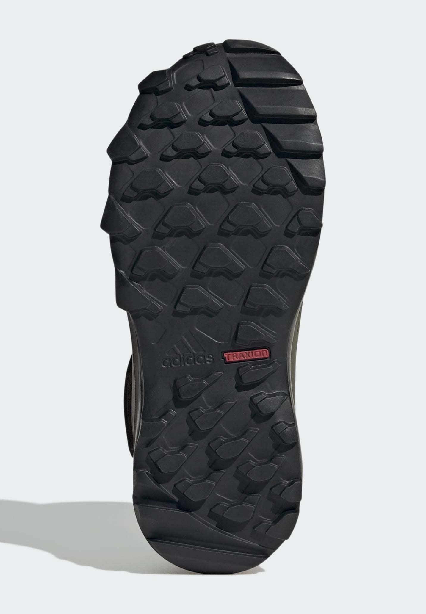 Adidas Terrex UNISEX - Stivali invernali - bianco cartone/ftwr/arancione semi-impatto
