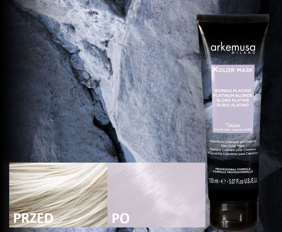 „Kolor Mask“ plaukų dažymo kaukė Profesionalios kirpyklos