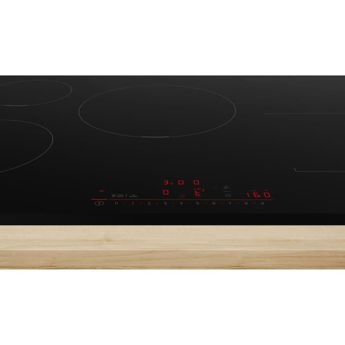Placa de inducción ancha Bosch - 5 quemadores - 80 x 52 cm - PVW831HC1E