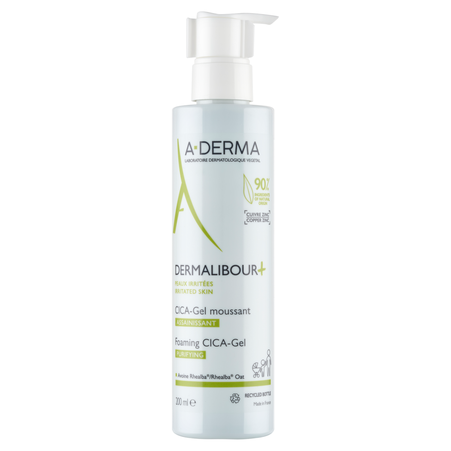 Gel nettoyant visage A-Derma 250 ml