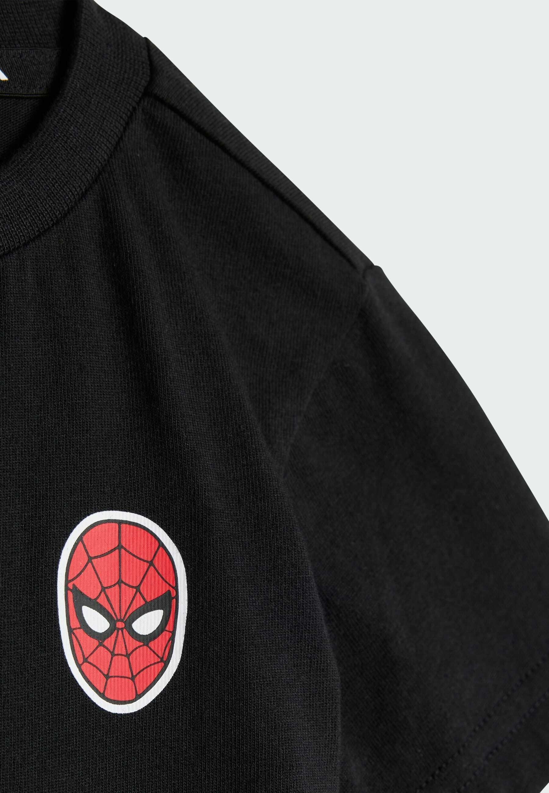 adidas Sportswear MARVEL SPIDER-MAN T-SHIRT-SET - Shorts - schwarz weiß