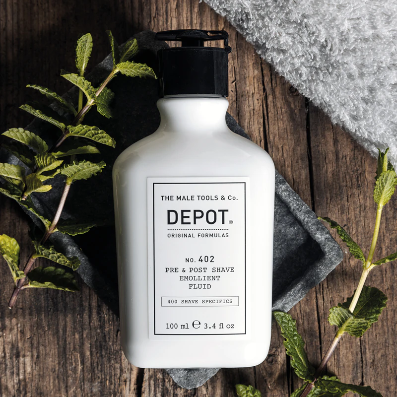 DEPOT 400 PARRANAJON TARKASTUSTIEDOT NO. 402 PARRANAJON ENNEN JA JÄLKEEN PEHMENTÄVÄ NESTE balsam po goleniu