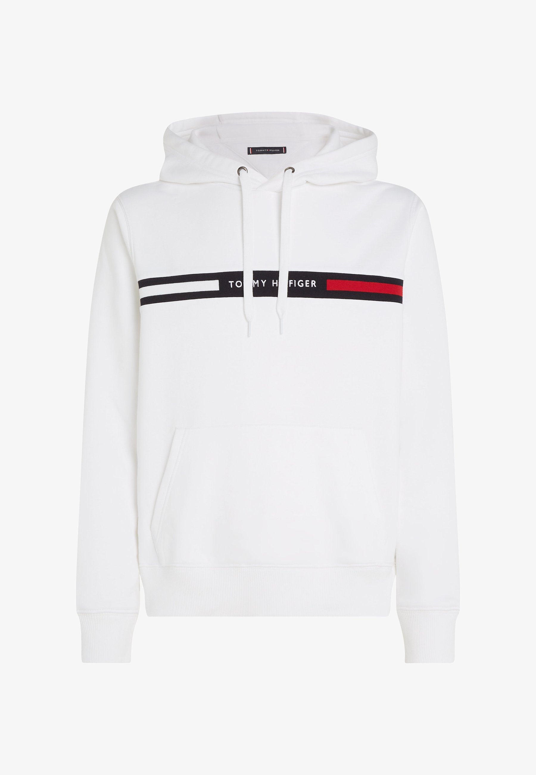 Empiècement poitrine Tommy Hilfiger - Sweat à capuche - blanc