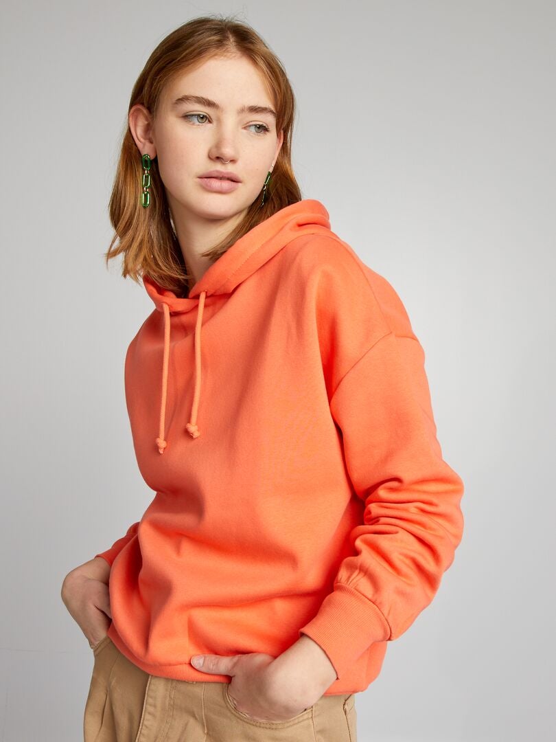 Sudadera con capucha estampada - ROSA