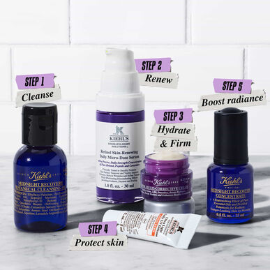 Kiehl's Mighty Midnight Renewal Set Retinol Anti-Aging Face Set 1 enhet 1 enhet