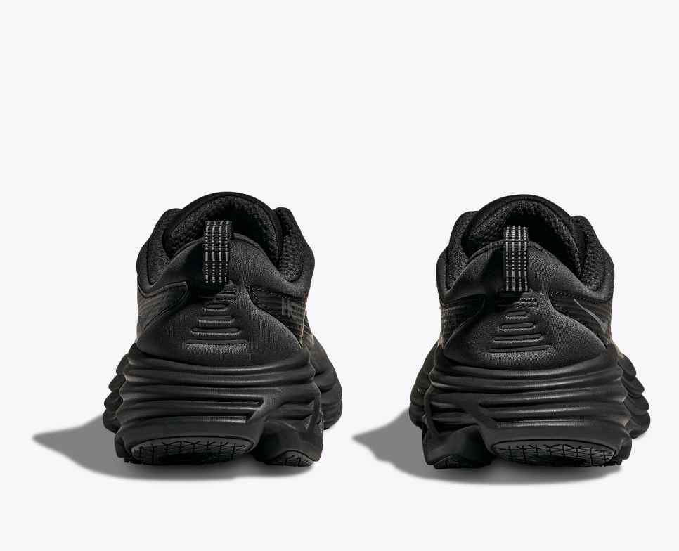 HOKA Stealth/Tech Bondi 8 Caged Zwart/Zwart