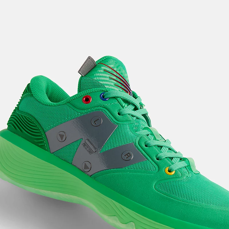 HESI LOW Herrenschuh – Kellygrün mit Palmenblatt