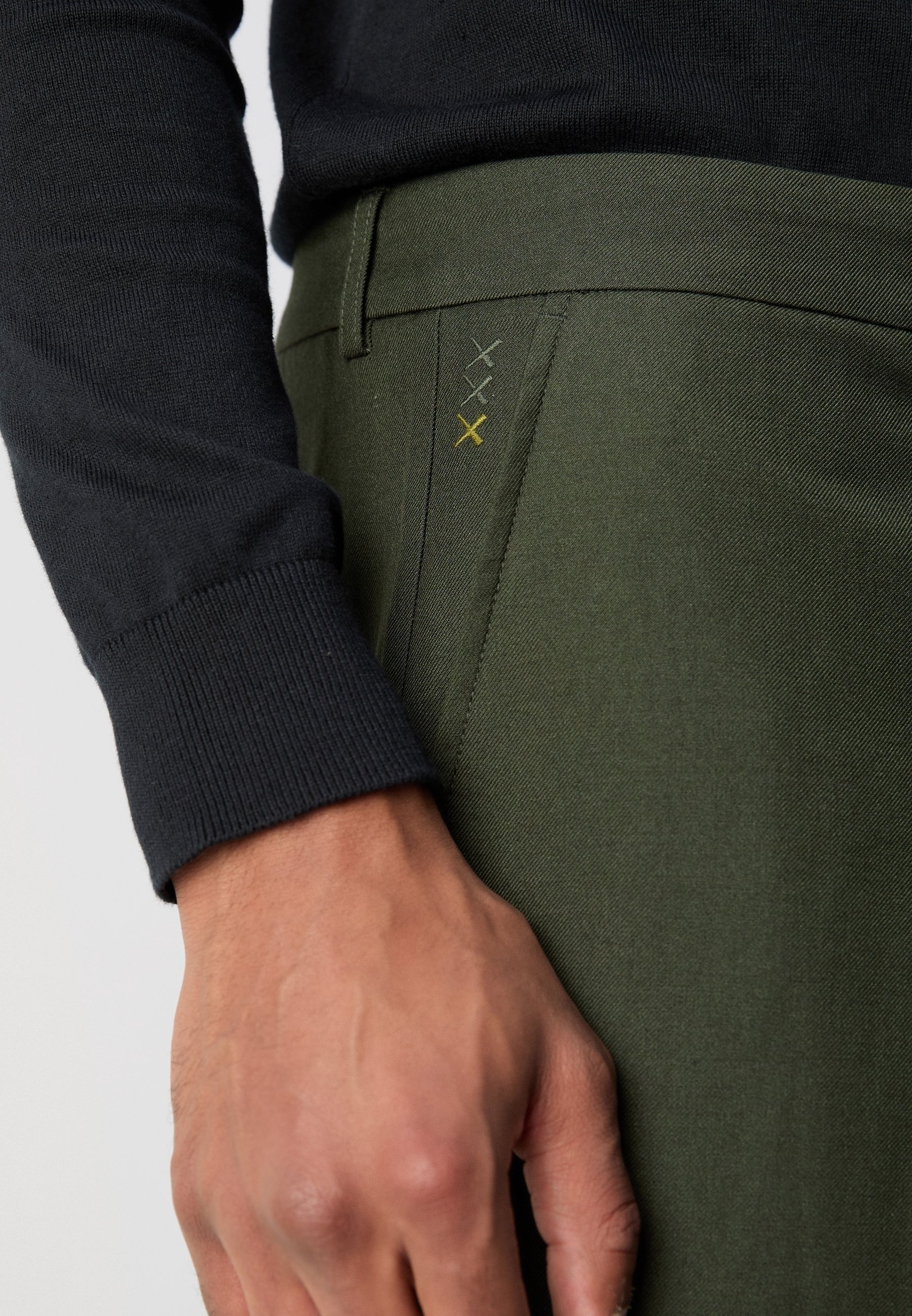 Pantalon Scotch & Soda - kaki