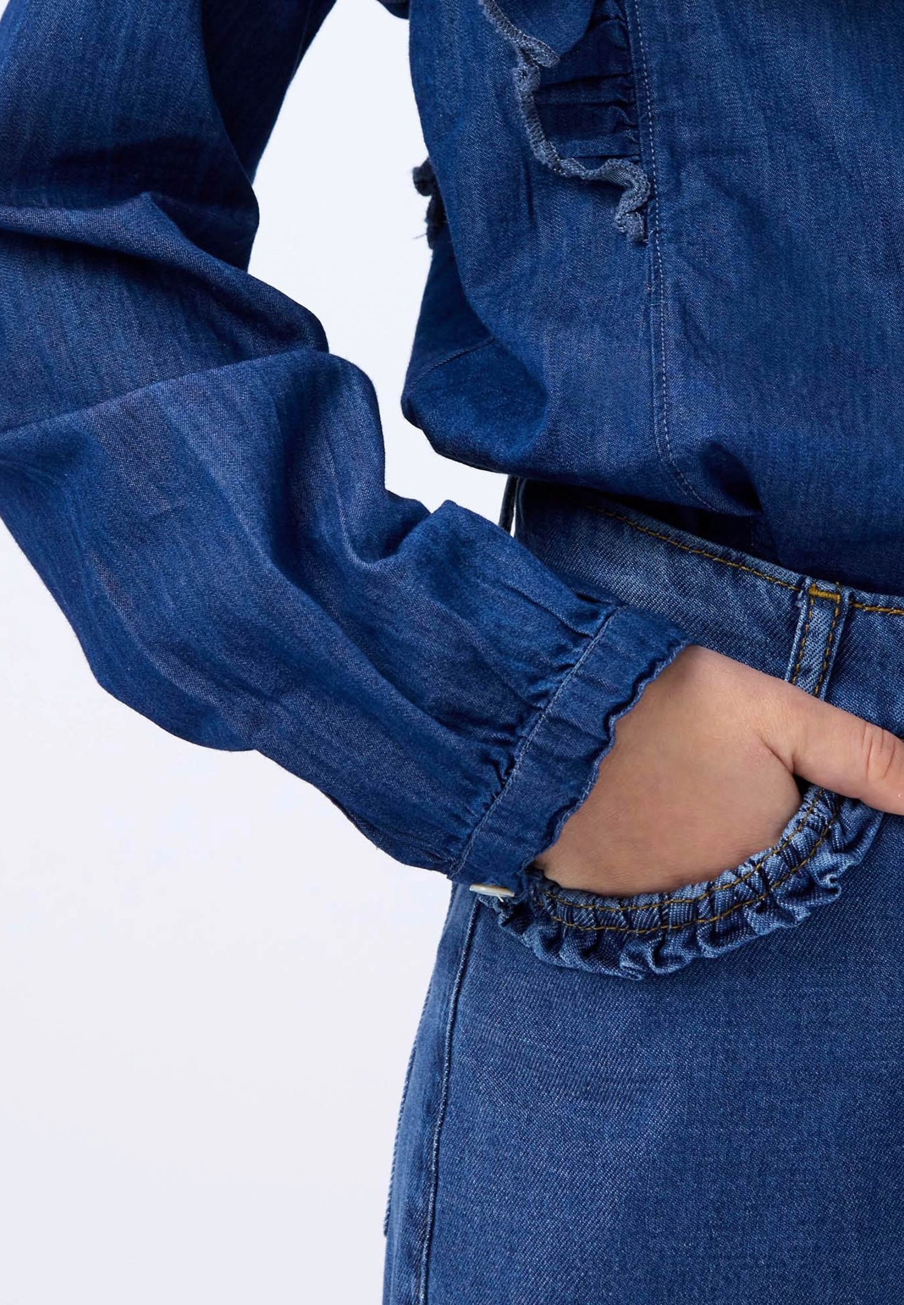 Molo AMARA - Rechte jeans - blauw vintage
