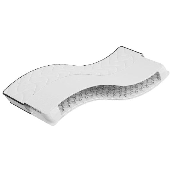 Materac Biały 80 x 200 cm Pianka vidaXL
