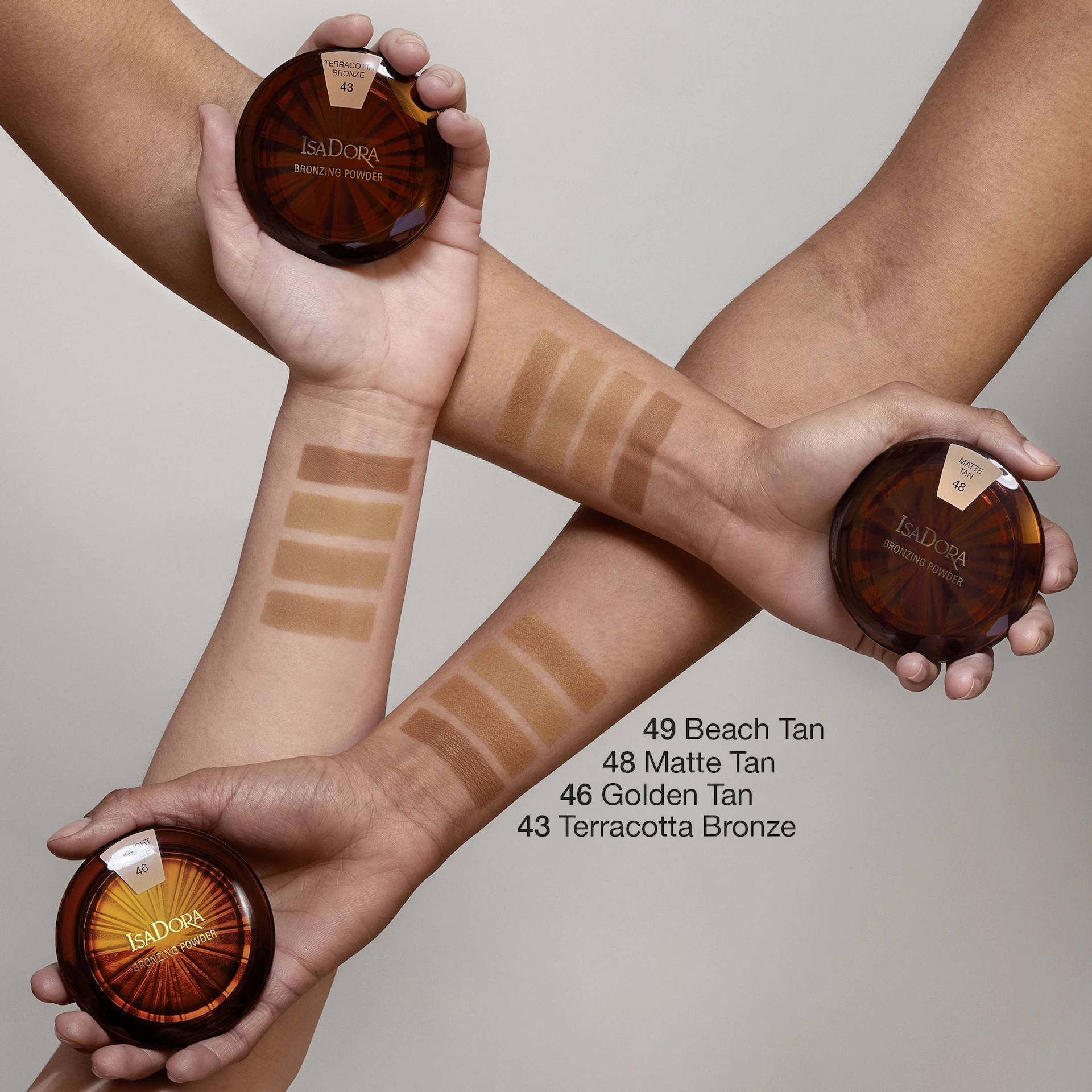 Pudră bronzantă 46 Bronz auriu - Isadora