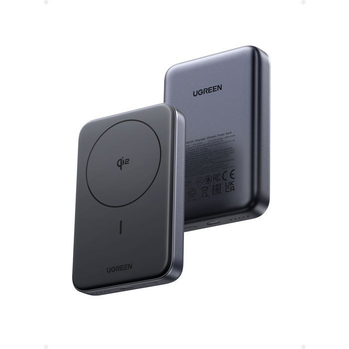 Qi-enabled power bank - UGREEN - 10,000 mAh - 30W - Black