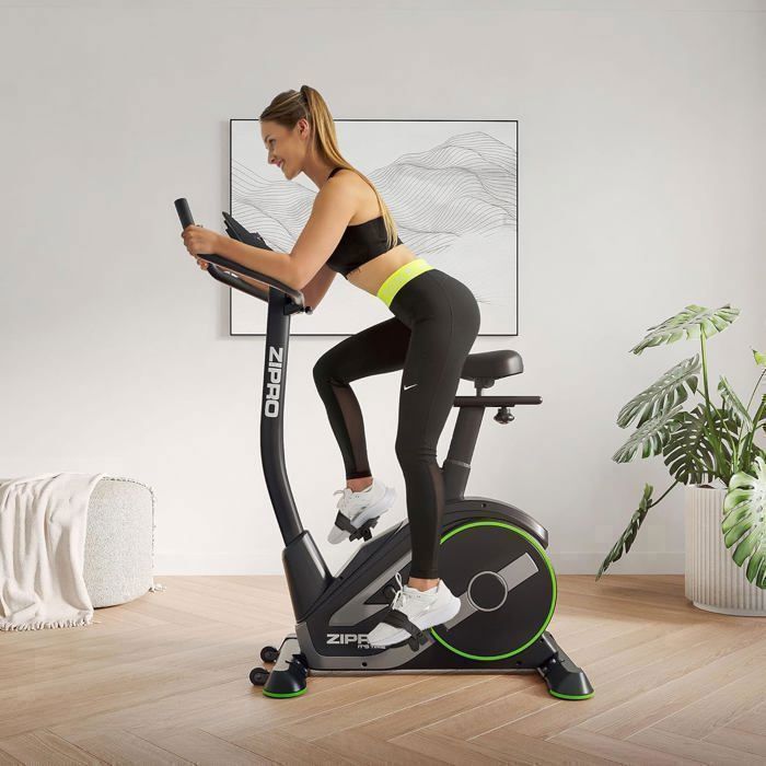 Cyclette ZIPRO - Rave - 32 livelli di resistenza - 11 programmi - Connettività Bluetooth