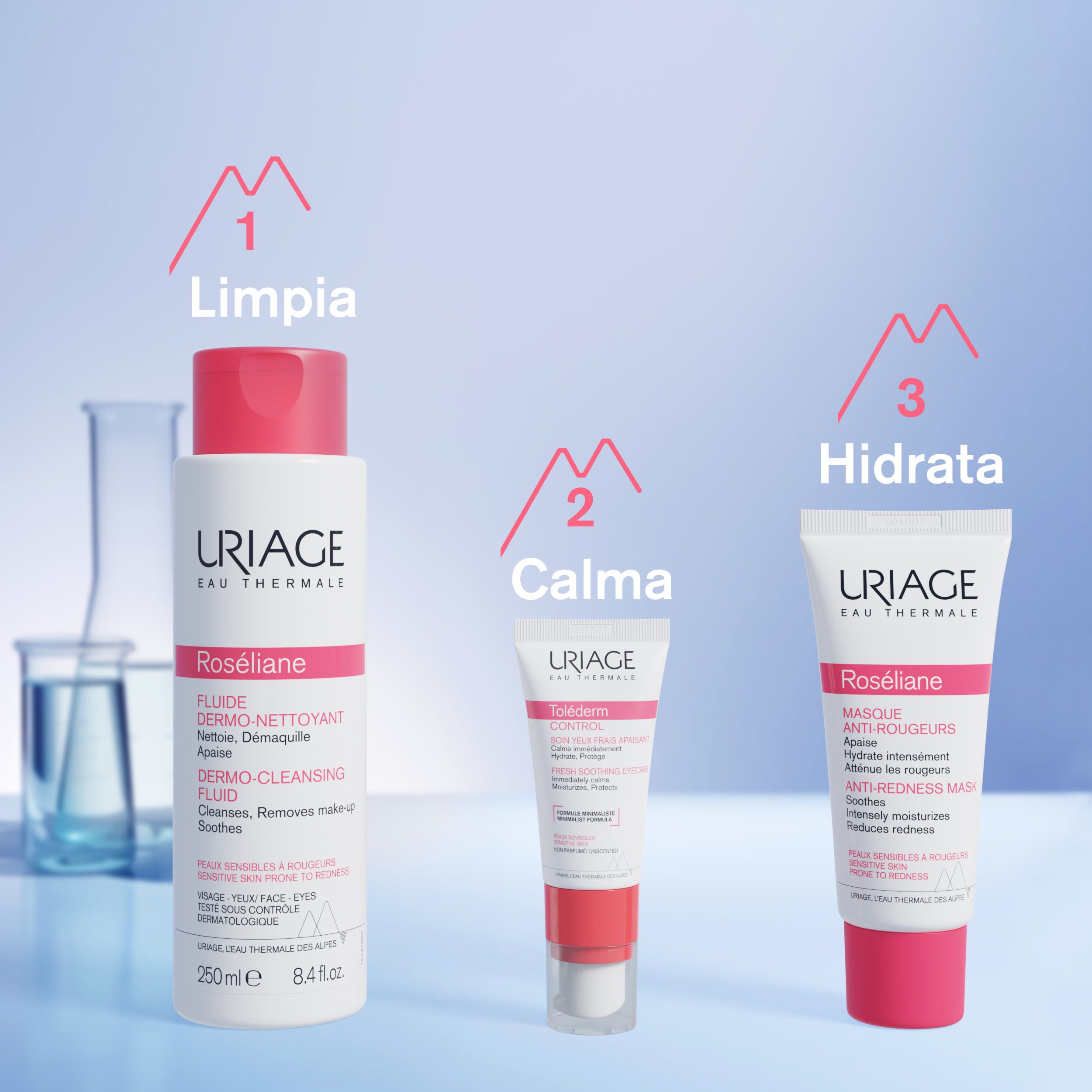 Roséliane maska proti rdečici Maske za obraz