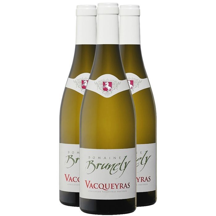Domaine Brunely Vacqueyras Tradition 2024 - Vin Blanc de la Vallée du Rhône (3x75cl)