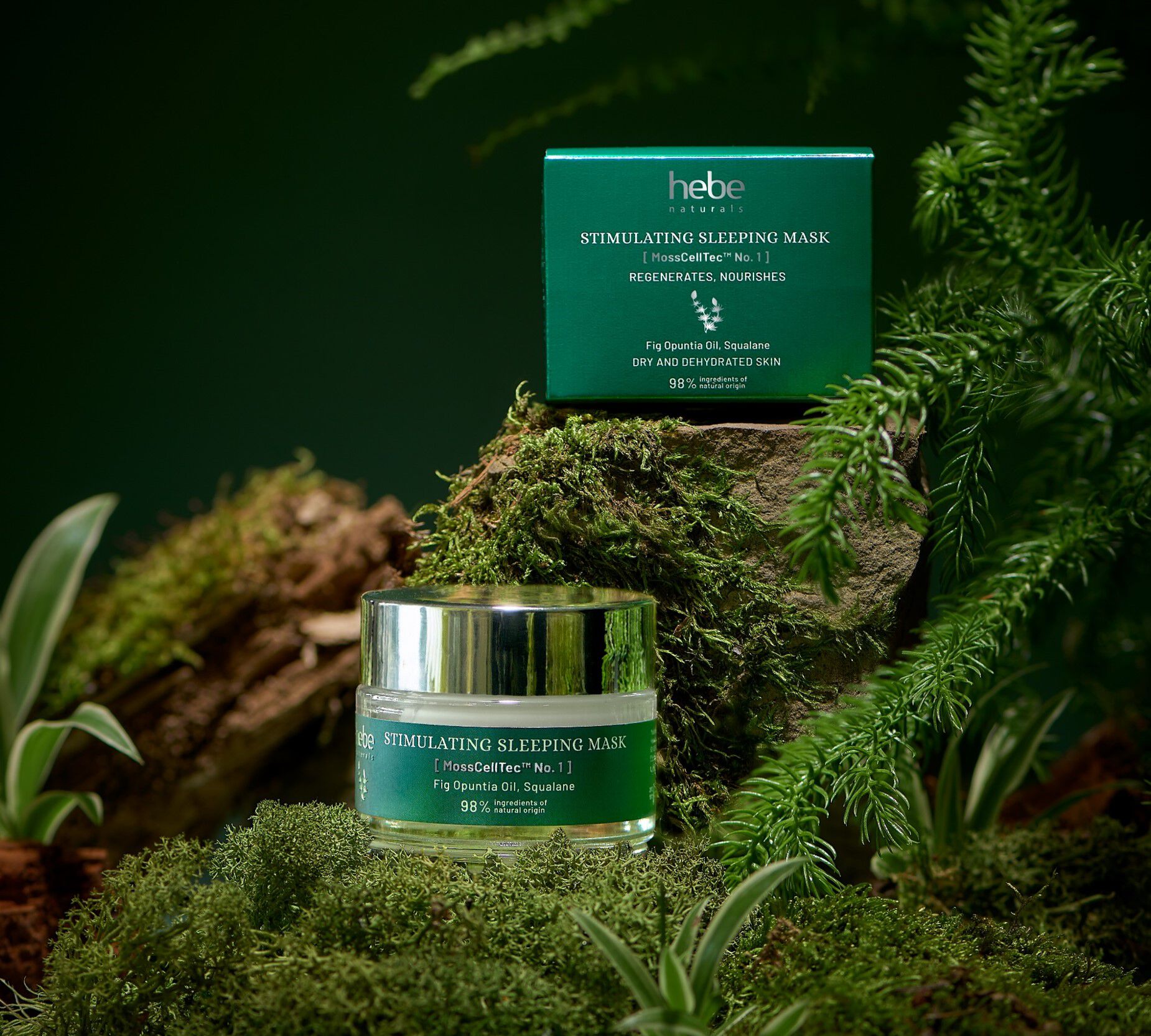 Hebe Naturals Stimulační spací maska