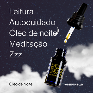 The Beemine Lab Night Oil 25% CBD:CBG Óleo Calmante com 25% de CBD e CBG 5 ml 5 ml