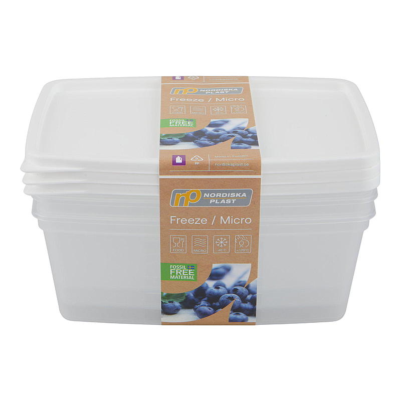 Cuisine Gefrierschrank/Kühlbox 3x0,8 l fossilfrei weiß