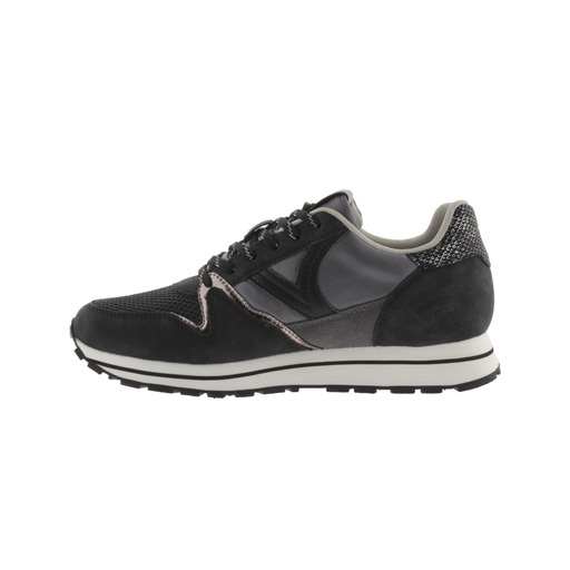Zapatillas Victoria Cometa Multimaterial Con Piezas Metalizadas