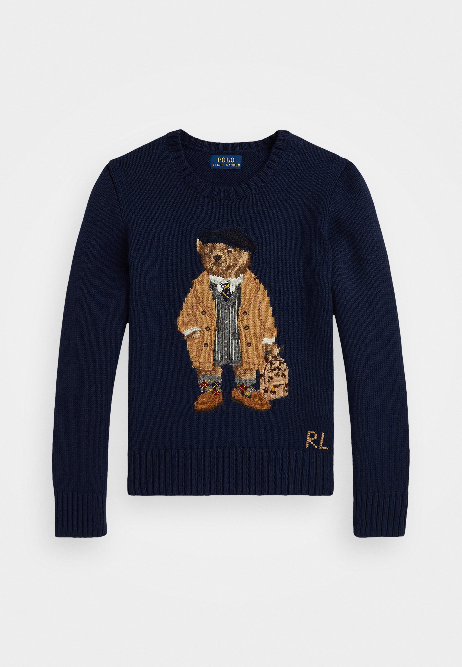 Polo Ralph Lauren POLO BEAR CREWNECK SWEATER - Trui - marineblauw