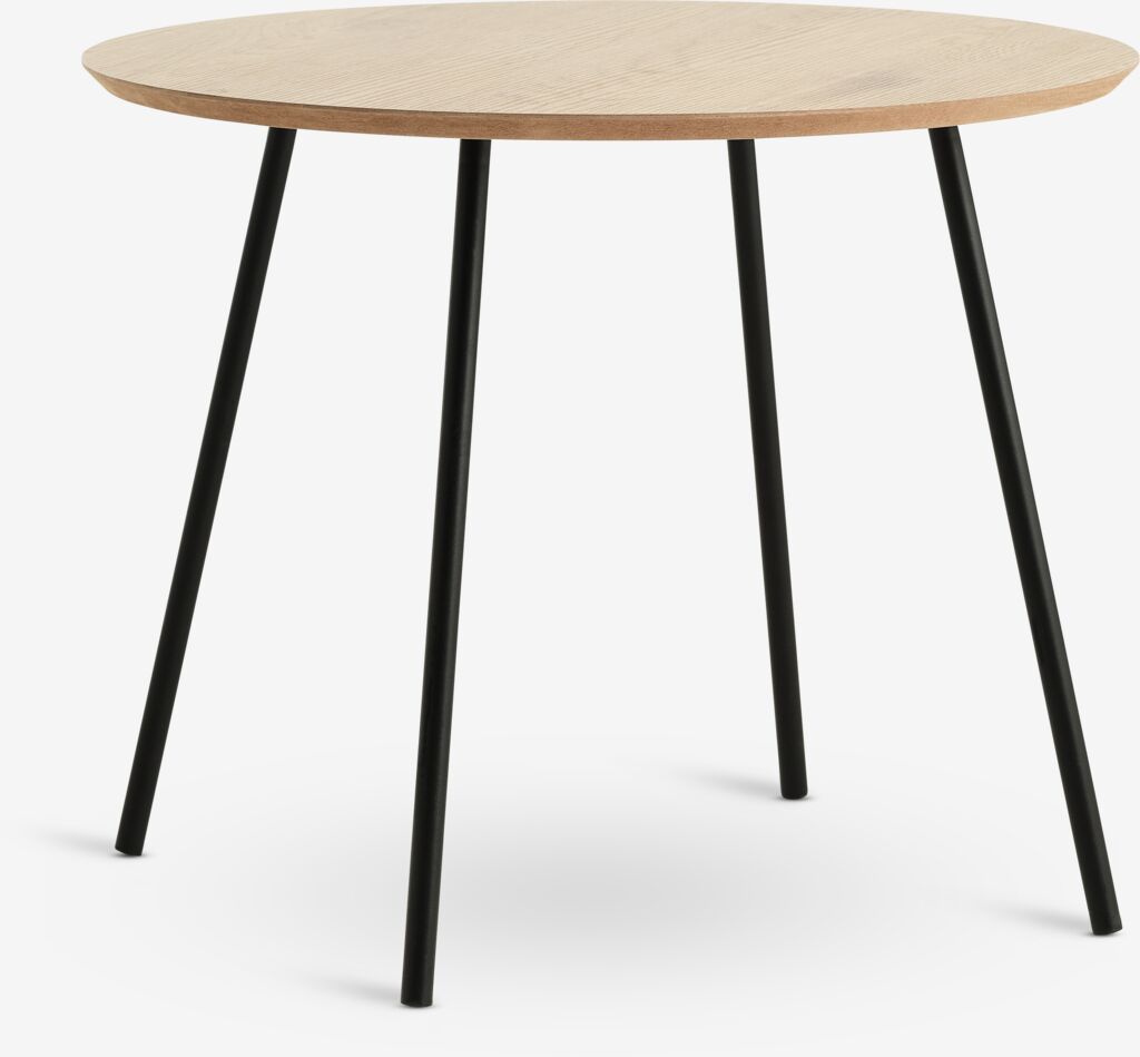 NYBO NYBO ugaoni sto Ø55 hrast boja/crna