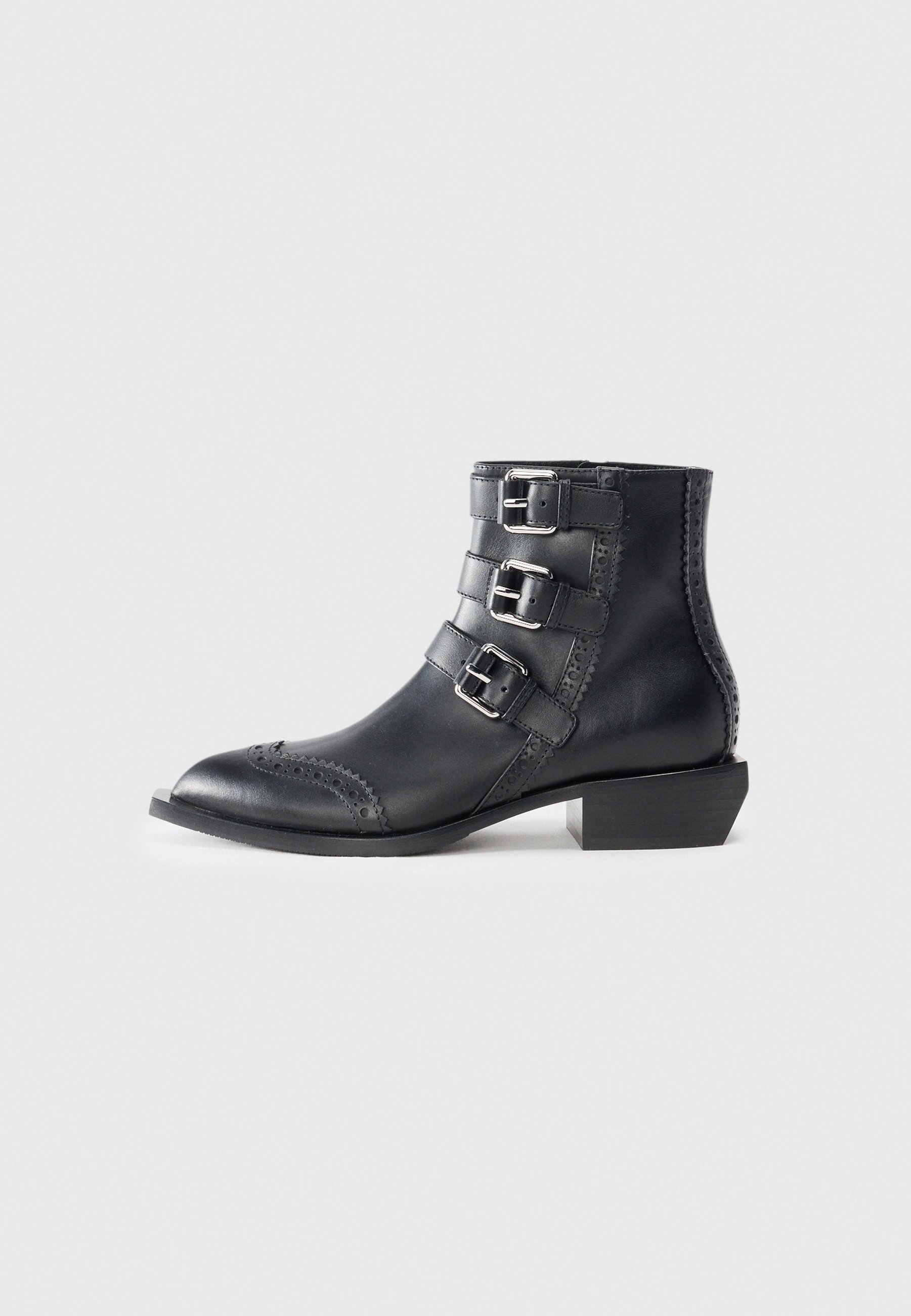 MOSCHINO Cowboy/biker enkellaars - nero