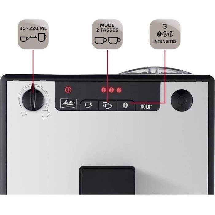 MELITTA Solo Bean-to-Cup Coffee Machine - Pure Silver