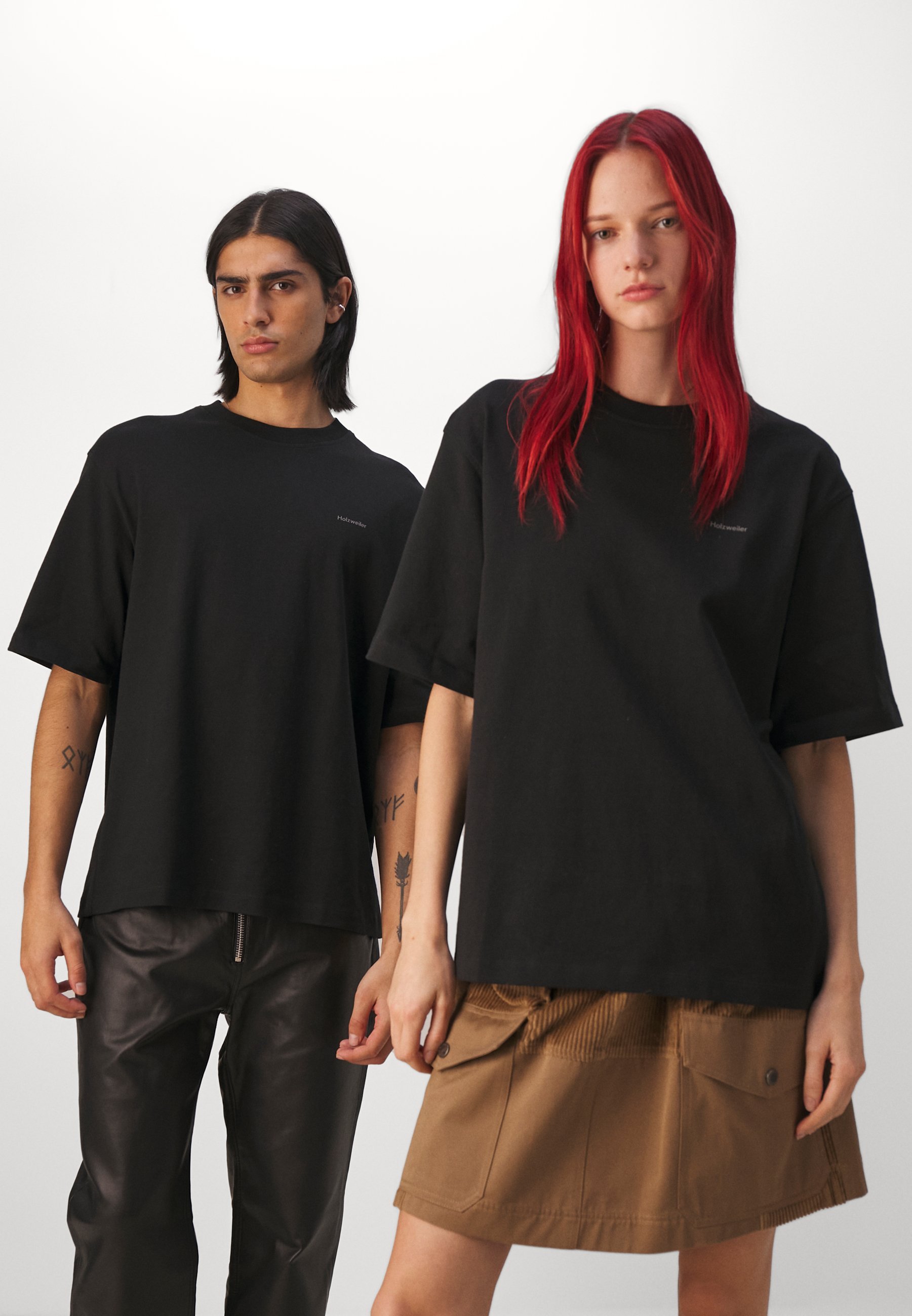 Holzweiler RELAXED TEE UNISEX - Basic T-shirt - zwart