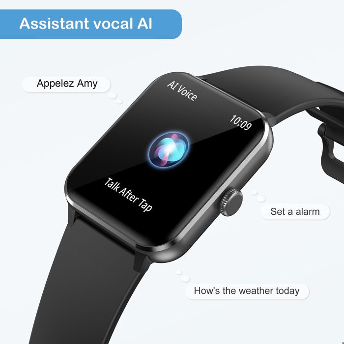 Smartwatch for Men and Women compatible with Samsung, iPhone, and Android, 1.85
