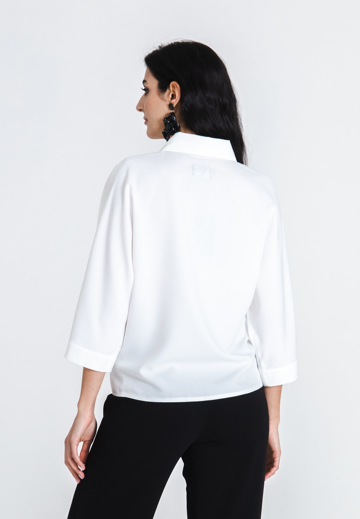Jascha Stockholm Button-down blouse - gebroken wit