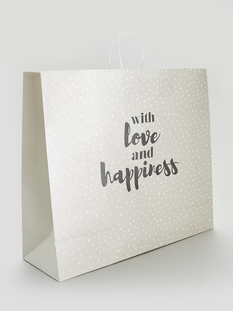 Grote cadeautas - GRIJS
