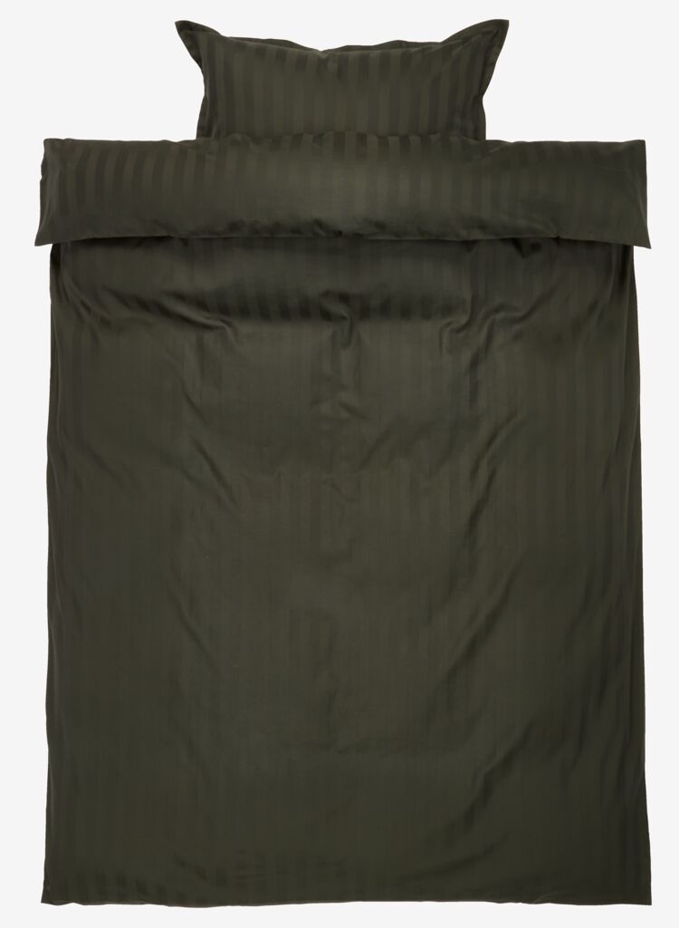 NELL Gold NELL satenski set posteljine 140x200 tamnozelene boje