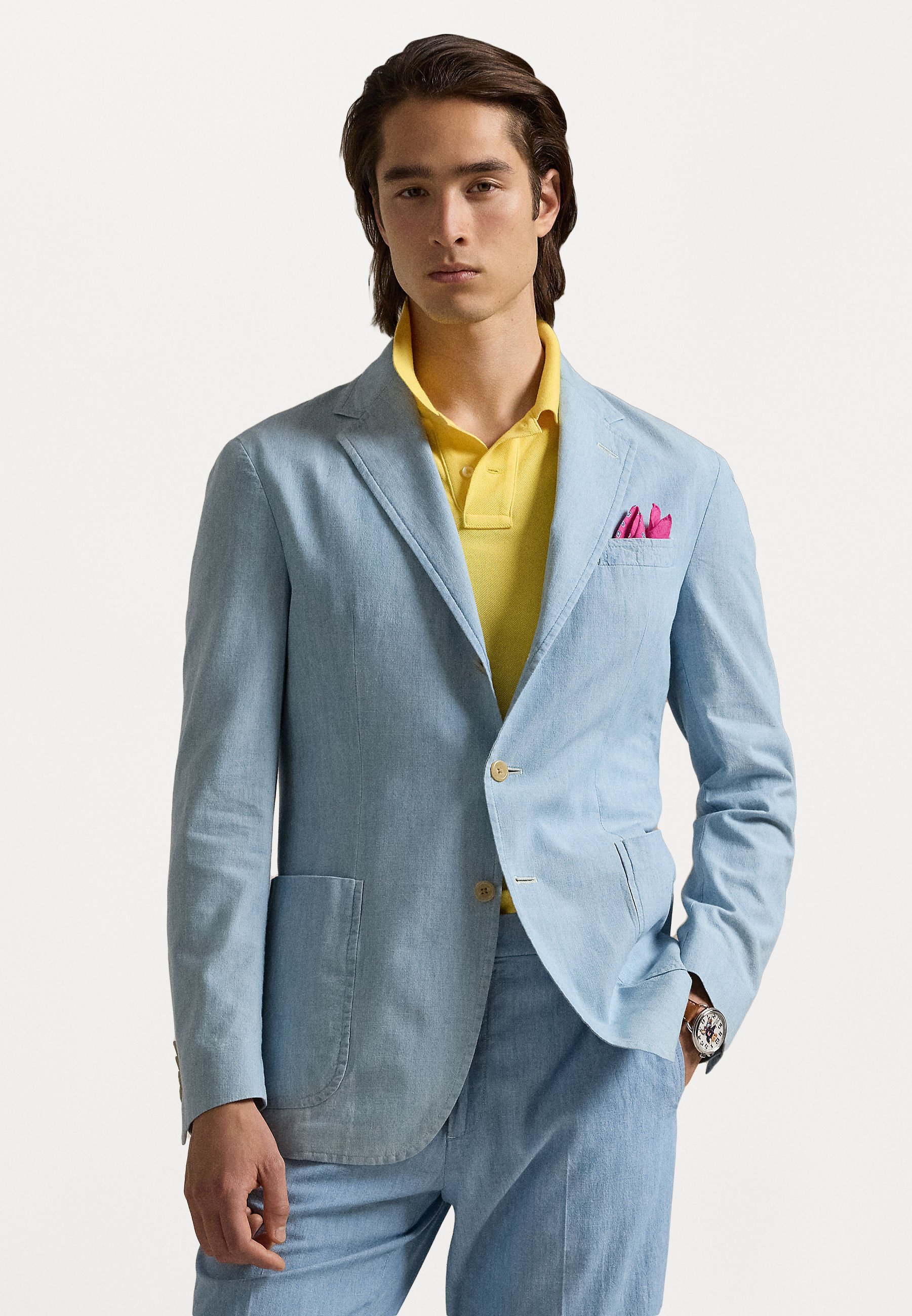 Polo Ralph Lauren POLO SOFT TAILORED CHAMBRAY PAKJAS - Blazerjasje - chambray