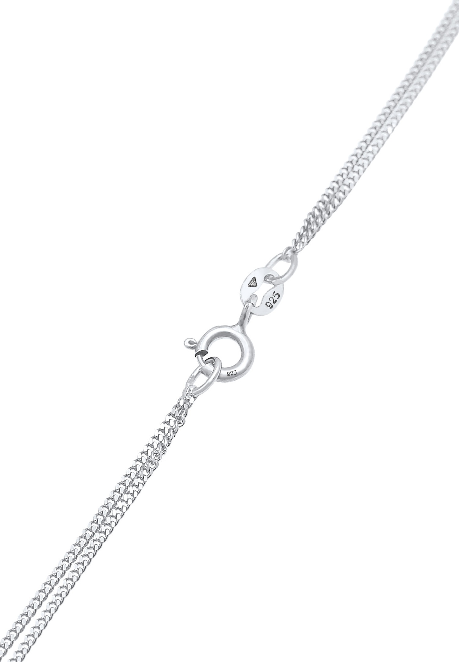 Nenalina Pendentif de trèfle en fer à cheval pour dames Talisman de la chance en argent sterling 925