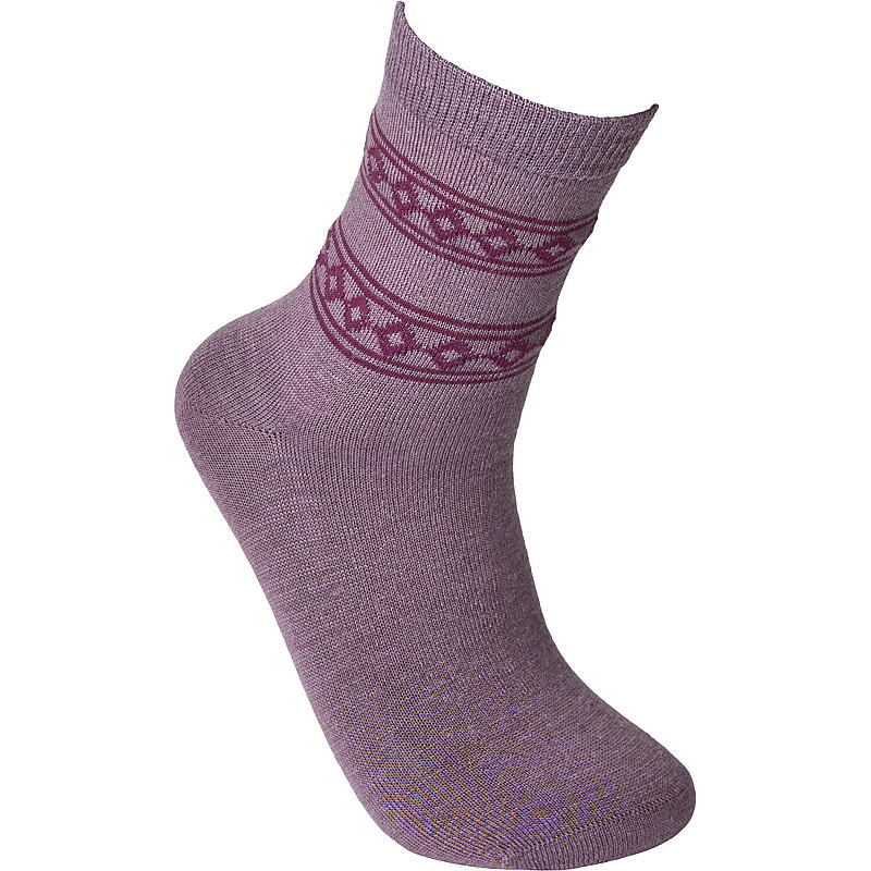 Calcetines de lana, paquete de 3, tallas 25/29-35/39, color morado.