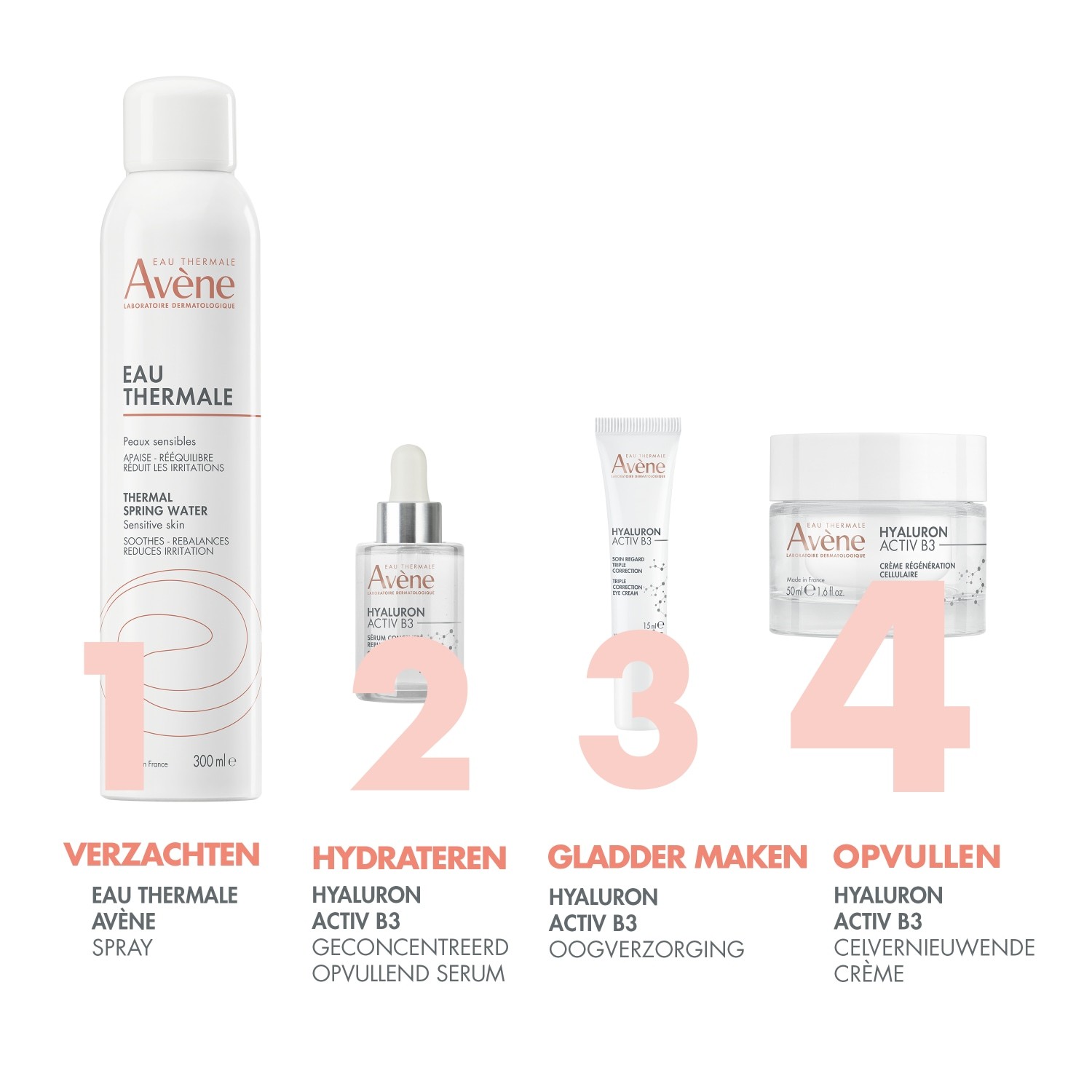 Denný krém Avène Hyaluron Activ B3 Obnovujúci spevňujúci krém - 50 ml