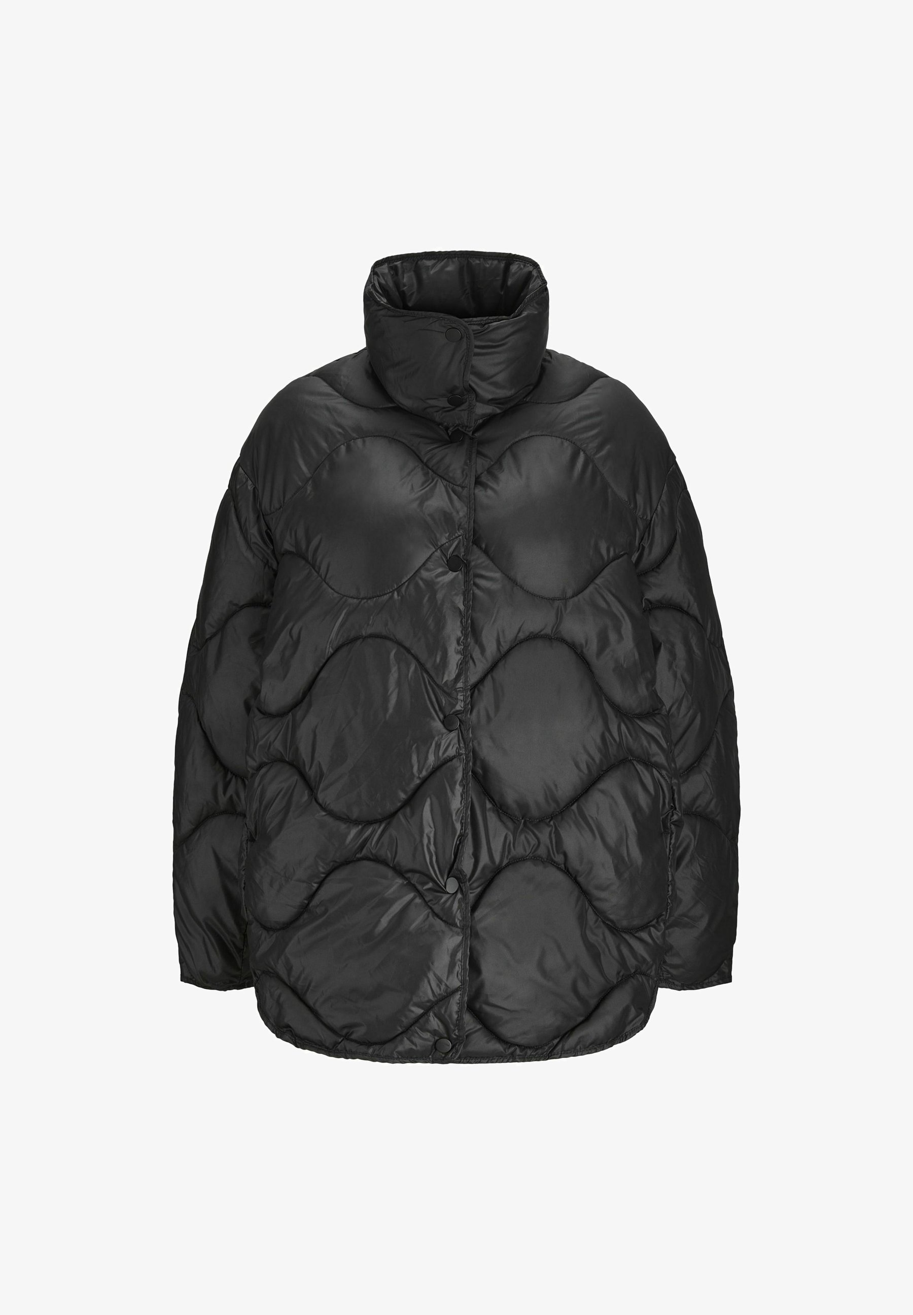 Manteau d'hiver matelassé brillant JJXX OTW SN - noir